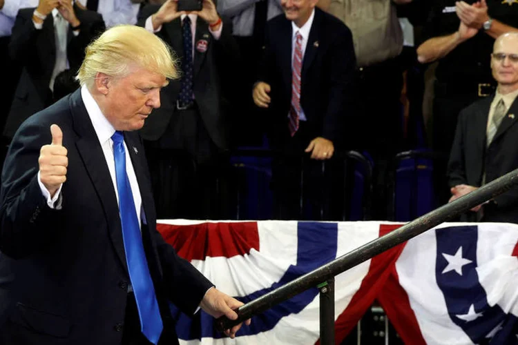 
	Trump: o candidato defendeu que Chicago adote o m&eacute;todo de revistas conhecido como &quot;stop and frisk&quot; (parar e revistar, em tradu&ccedil;&atilde;o literal)
 (Jonathan Ernst / Reuters)