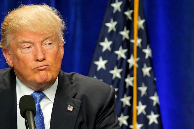 
	Donald Trump: empres&aacute;rio nova-iorquino do setor imobili&aacute;rio deu a entender que pode recorrer novamente &agrave; sua riqueza pessoal na corrida pela Casa Branca
 (Brian Snyder / Reuters)