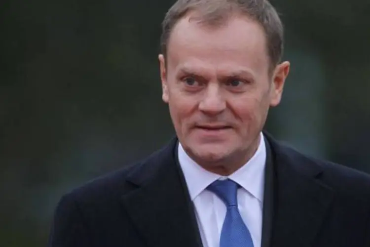 
	Donald Tusk afirmou que a R&uacute;ssia e a Ucr&acirc;nia vivem um novo tipo de guerra
 (Sean Gallup/Getty Images)