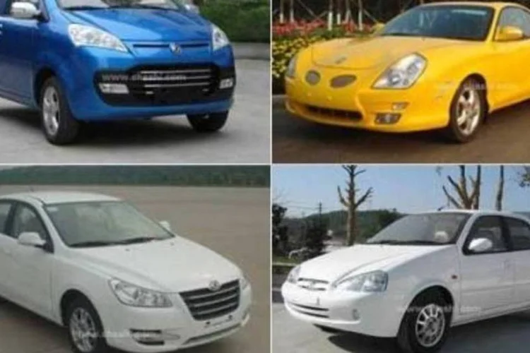 Variedade: alguns dos modelos fabricados pela Dongfeng na China