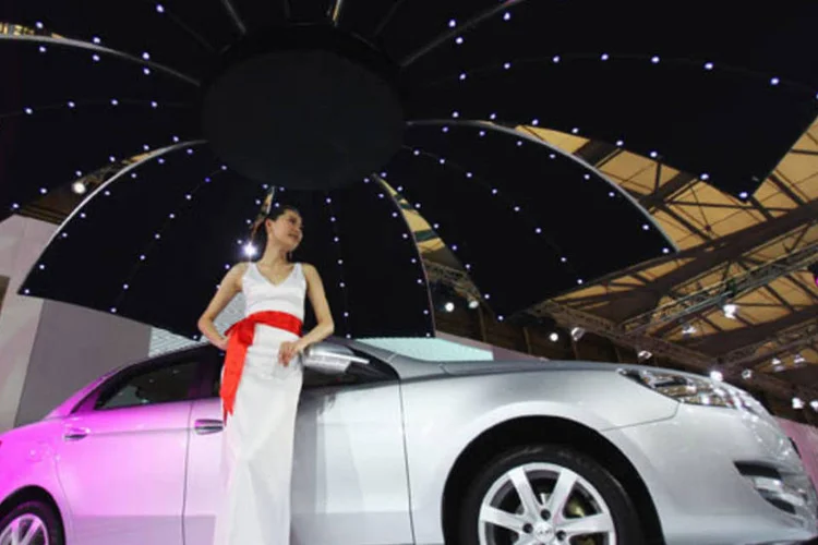 Dongfeng: modelo da montadora chinesa é exibido em Xangai
 (Divulgação/EXAME.com)