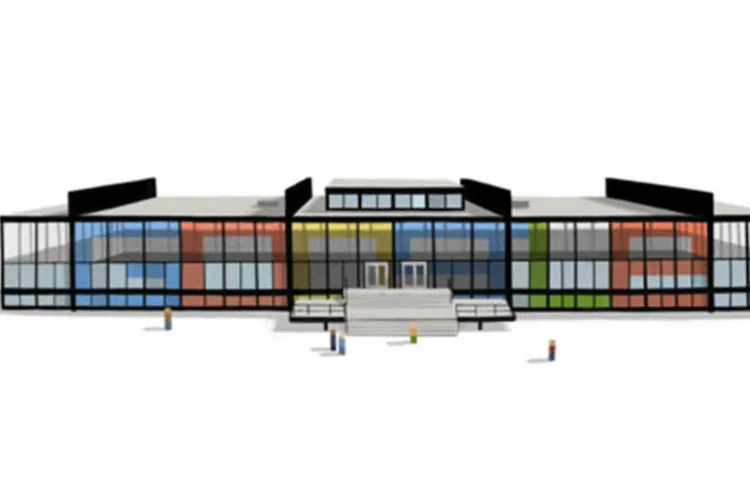 Google homenageia 126 anos do arquiteto alemão Mies van der Rohe em doodle de hoje (Google)