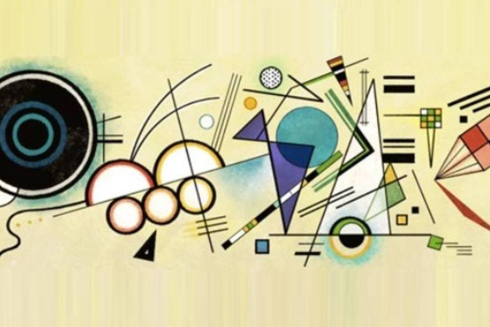 Kandinsky: Pintor russo foi uma figura central na transição da arte representacional para arte abstrata (Reprodução/Google.com)