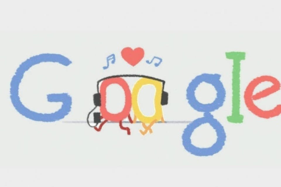 Doodle de Dia dos Namorados: para celebrar a data nos EUA, empresa colocou no ar uma série de animações na página inicial do buscador (Google)