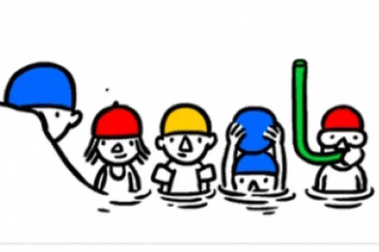 Doodle celebra o verão que começa hoje (Reprodução)
