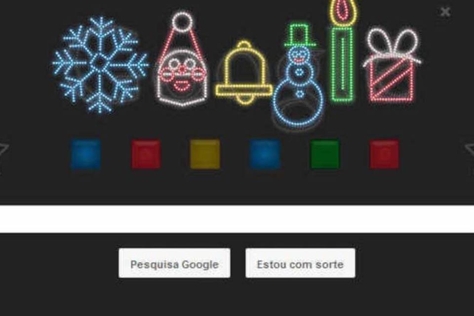 Google deseja boas festas para os usuários