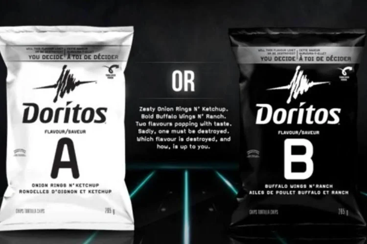 Doritos em preto e branco: o fim (Divulgação)