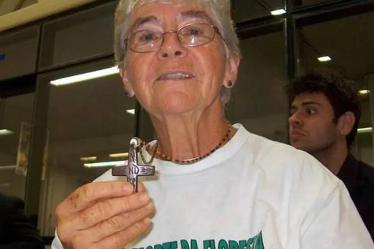 
	Dorothy Stang: mission&aacute;ria norte-americana foi morta a tiros no munic&iacute;pio de Anapu, no sudoeste paraense, em 12 de fevereiro de 2005
 (LUIZ ESTUMANO / Veja Rio)