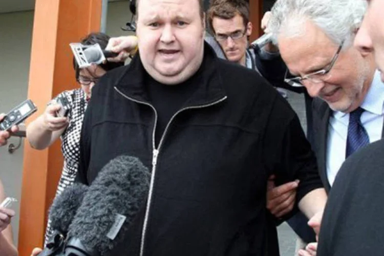 
	Kim Dotcom, fundador do Megaupload
 (Michael Bradley/AFP)