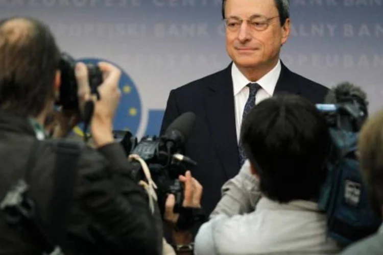 
	&quot;Isso fornecer&aacute; um amparo total eficaz contra a volatilidade do mercado&quot;, explicou o presidente do BCE
 (Alex Domanski/Reuters)