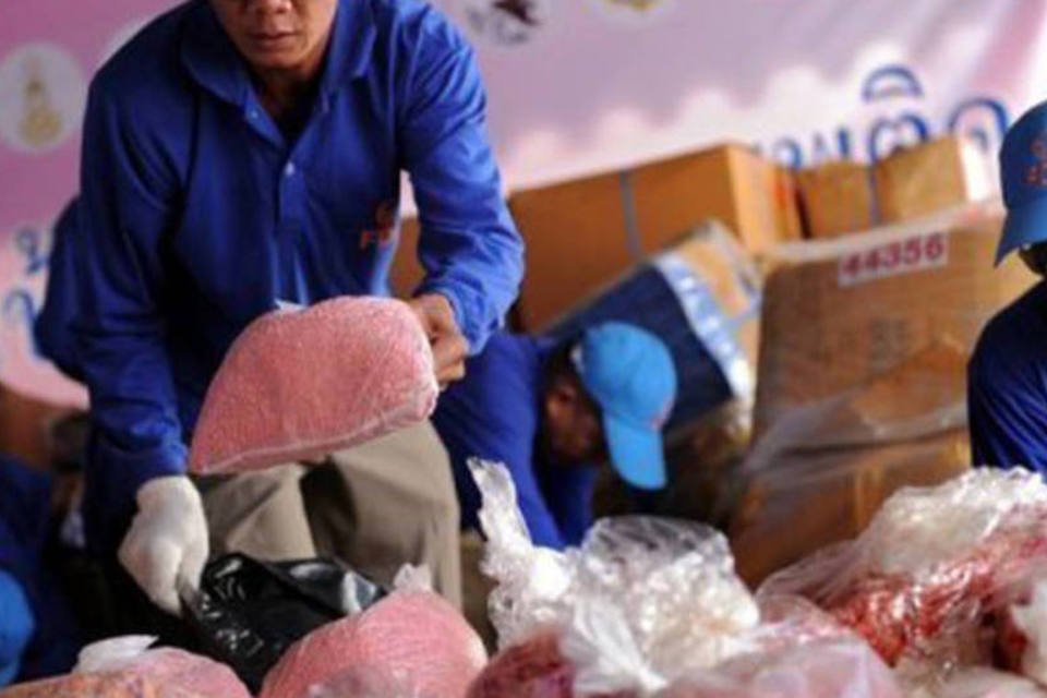 Tailândia apreende carregamento de metanfetamina de US$45 milhões