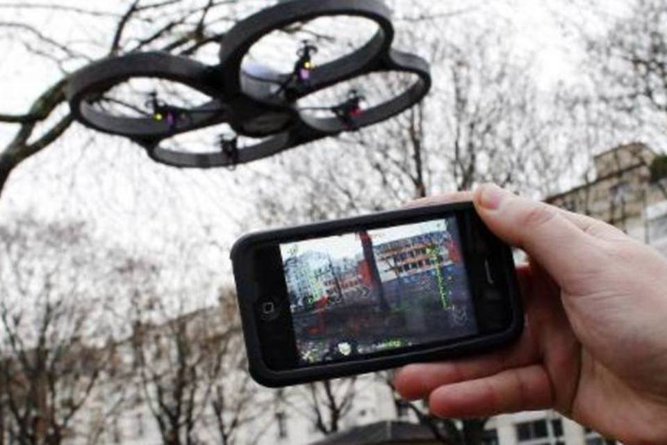 
	AR Drone, da Parrot: uma brecha de seguran&ccedil;a permitiu a invas&atilde;o do drone
 (Patrick Kovarik/AFP)