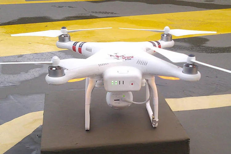 Drone: aeronaves já são utilizadas na manutenção e segurança de alguns shopping centers da Sonae Sierra Brasil (Divulgação/Sonar Sierra Brasil)