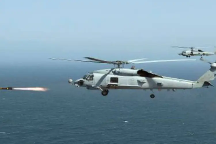 
	Drones: a Marinha americana pode desenvolver novas aeronaves de combate mais baratas e que ficariam prontas mais cedo
 (AFP)