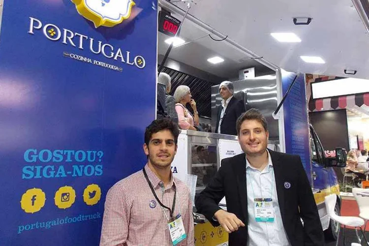 André Del Bosco e Bruno Sonda André, da Portugalo (Camila Lam/Exame.com)