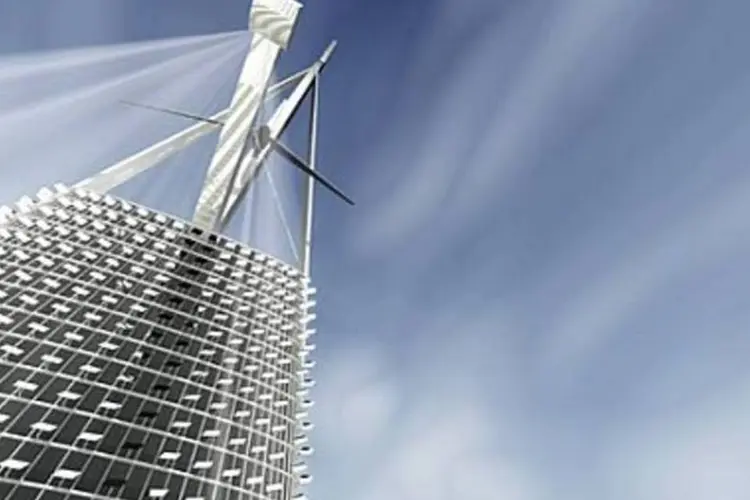 Arranha-céu de 50 andares teria sistema de energia solar e eólica