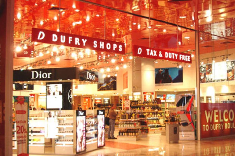 Loja da Dufry:  empresa opera cerca de 1.200 estabelecimentos localizados em aeroportos, navios de cruzeiro, portos e outros locais turísticos (Divulgação)