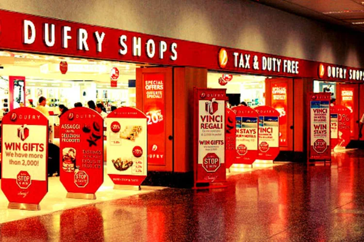 
	Loja da Dufry no aeroporto de Mil&atilde;o, na It&aacute;lia
 (Divulgação)