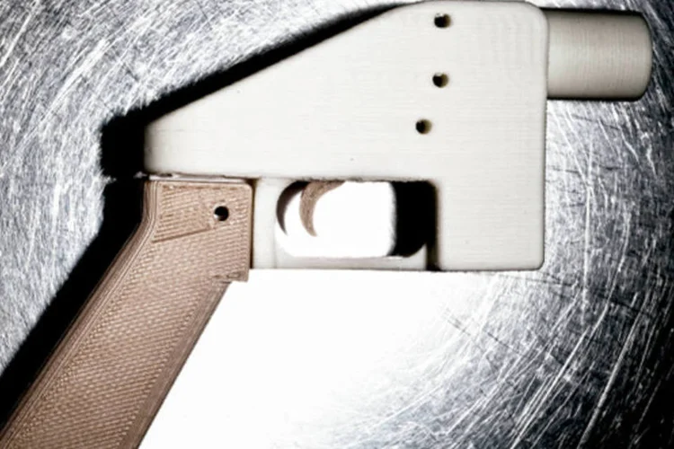 Arma feita com impressira 3D: poucos dias após a publicação da Liberator, o Departamento de Defesa dos Estados Unidos ordenou a remoção dos arquivos da internet (Dulla/Info)