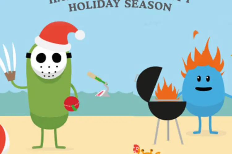 Dumb Ways to Die de Natal:  personagens desejam festas "felizes e seguras" neste fim de ano
 (Divulgação)