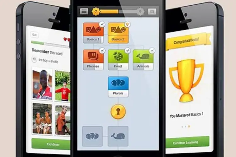 O Duolingo lançou, nesta semana, seu aplicativo para iPhone, e promete um para Android em 2013 (Divulgação)