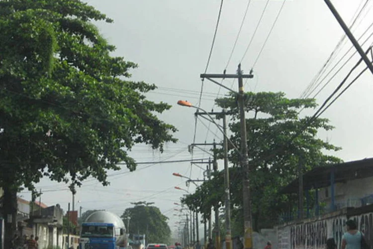 
	Duque de Caxias, no Rio de Janeiro: rio que corta&nbsp;Duque de Caxias e Belford Roxo, ambos na Baixada Fluminense, est&aacute; com o n&iacute;vel de &aacute;gua acima da m&eacute;dia
 (Wikimedia Commons)