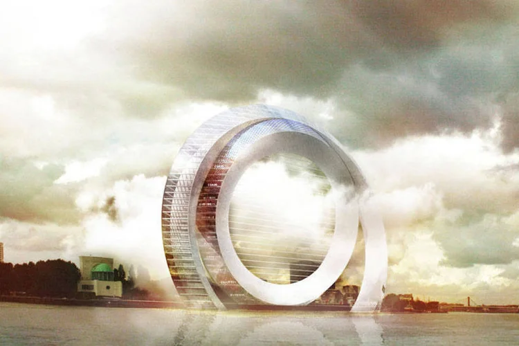 Dutch Windwheel, moinho conceito projetado para Roterdã, na Holanda (Divulgação)