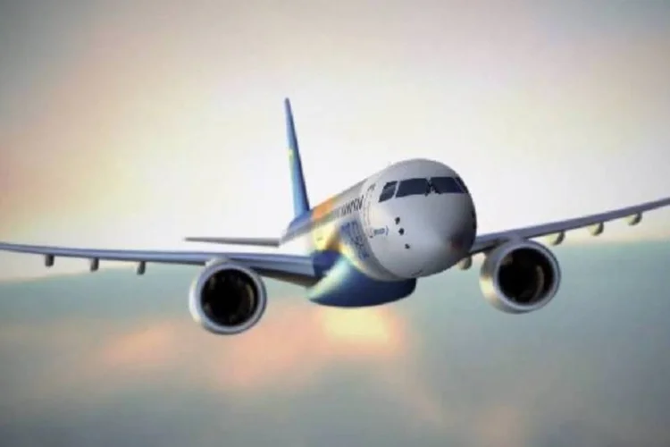 
	E195-E2, da Embraer: nova fam&iacute;lia E2 foi oficialmente lan&ccedil;ada em julho do ano passado
 (Reprodução/Youtube)