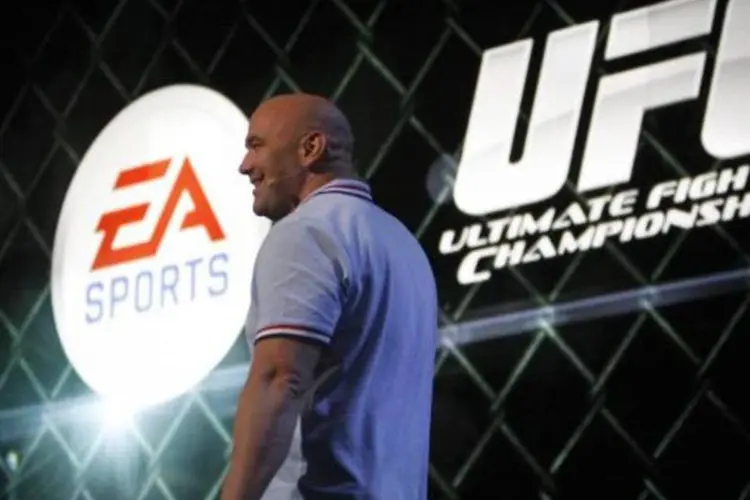 
	Dana White, presidente do UFC, na confer&ecirc;ncia da Electronic Arts na E3
 (Kevork Djansezian/Getty Images)