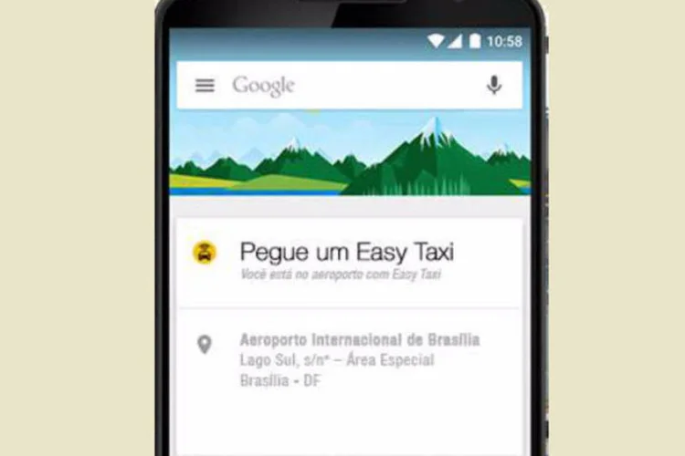 
	Atalho do Easy Taxi vai aparecer quando usu&aacute;rio estiver pr&oacute;ximo a aeroportos, shoppings e hospitais
 (Reprodução)