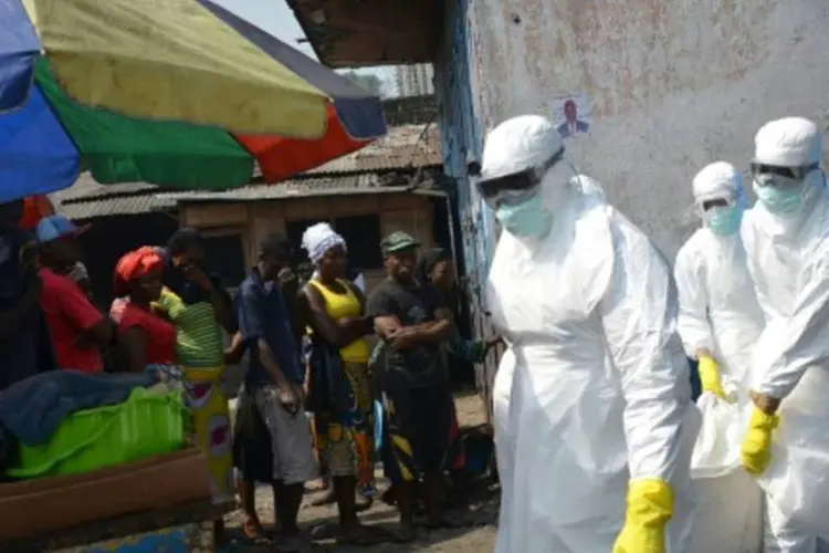 
	Ebola na &Aacute;frica
 (Zoom Dosso/AFP)
