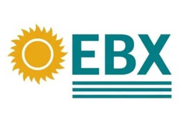 
	Logo da EBX, holding de Eike Batista: depois de diagn&oacute;stico de consultora esot&eacute;rica, sol passar&aacute; a girar para a direita
 (Reprodução)