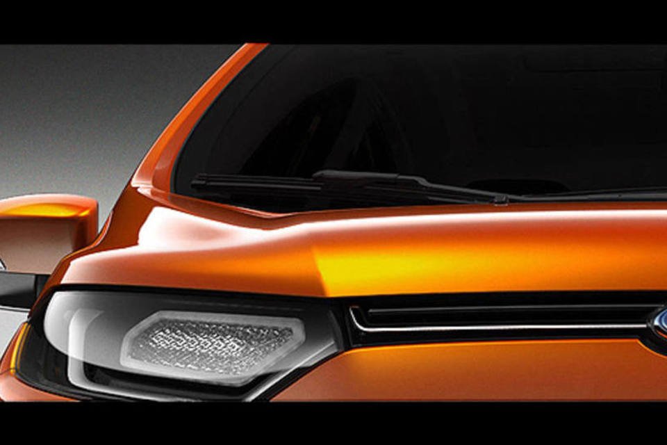 Ford mostra teaser do novo EcoSport