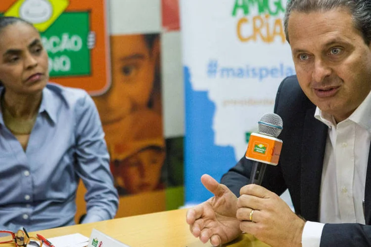 Eduardo Campos e Marina Silva participam de reunião na Fundação Abrinq, em São Paulo (PSB/Divulgação via Fotos Públicas)