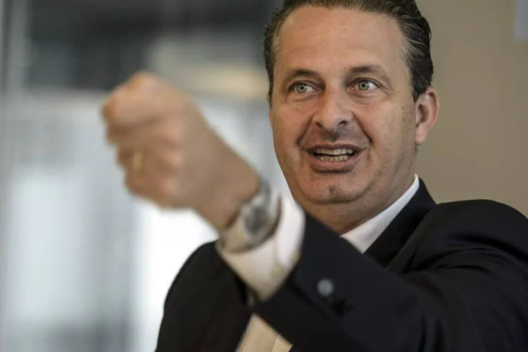 
	Campos: o candidato criticou a alian&ccedil;a do governo do PT com o PMDB
 (Paulo Fridman/Bloomberg)
