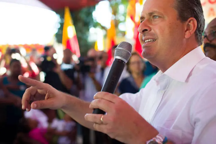 
	Eduardo Campos: ele prometeu entregar texto base de reforma tribut&aacute;ria antes do primeiro turno
 (Divulgação/PSB)
