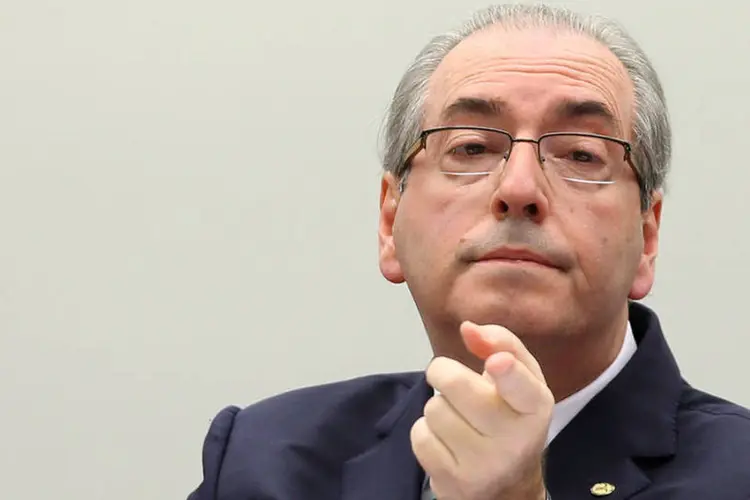 
	Cunha: Cunha recorreu &agrave; CCJ contra a decis&atilde;o, do Conselho de &Eacute;tica, de recomendar a perda do seu mandato por ter supostamente mentido que n&atilde;o tinha contas no exterior
 (Adriano Machado / Reuters)