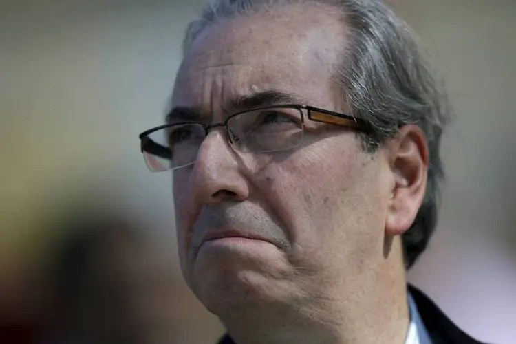 
	Cunha: o presidente da C&acirc;mara foi denunciado pela Procuradoria-Geral da Rep&uacute;blica por corrup&ccedil;&atilde;o e lavagem de dinheiro
 (Ueslei Marcelino/Reuters)