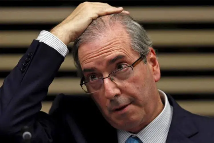 
	Presidente da C&acirc;mara dos Deputados, Eduardo Cunha: Cunha deixar&aacute; de receber o sal&aacute;rio de R$ 33.763,00
 (Paulo Whitaker/Reuters)