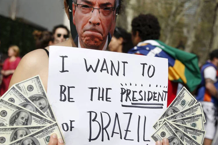 
	Eduardo Cunha: &quot;As nuvens legais entorno de Cunha e Temer levantam preocupa&ccedil;&otilde;es sobre a legitimidade de um governo liderado pelo partido&quot;
 (Shannon Stapleton / Reuters)