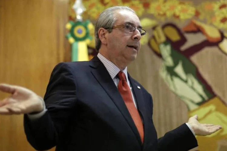 
	Eduardo Cunha: o Conselho de &Eacute;tica aprovou o parecer pela continuidade das investiga&ccedil;&otilde;es sobre quebra de decoro por parte do peemedebista
 (Ueslei Marcelino / Reuters)