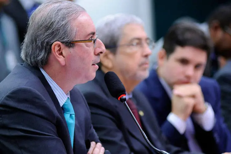 Eduardo Cunha: "o embasamento do arquivamento do senador Delcidio Amaral é uma verdadeira vergonha", concluiu (Lucio Bernardo Jr./Câmara dos Deputados)