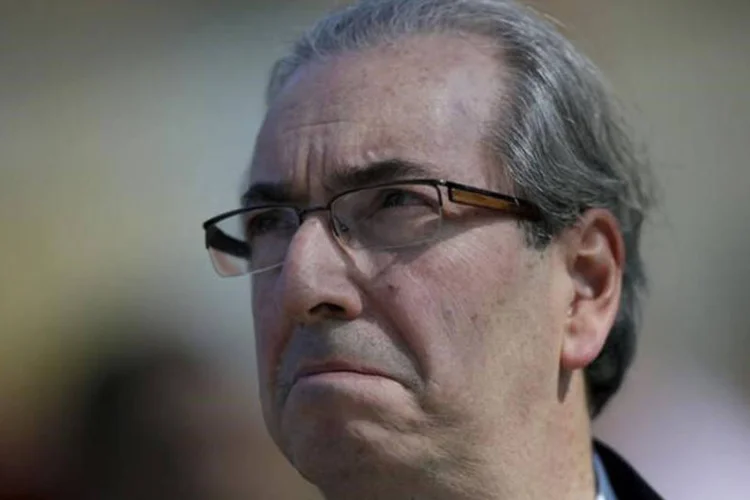 
	O presidente da C&acirc;mara Eduardo Cunha: pedido de abertura de processo baseia-se no fato de Cunha ter negado na CPI da Petrobras possuir contas banc&aacute;rias na Su&iacute;&ccedil;a
 (REUTERS/Ueslei Marcelino)