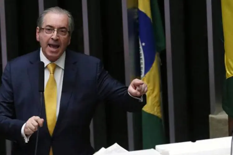 
	Eduardo Cunha: a maioria dos faltosos &eacute; do PMDB, dos 66 integrantes do partido, dez n&atilde;o apareceram para votar
 (Adriano Machado / Reuters)