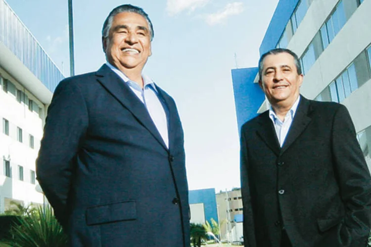 Vicente Rodrigues e Luiz França Leite, fundadores da Favip (Lusco)