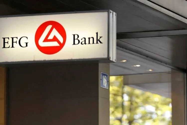 
	Banco su&iacute;&ccedil;o EFG: como parte da opera&ccedil;&atilde;o, o EFG International pagar&aacute; 975 milh&otilde;es de francos su&iacute;&ccedil;os em dinheiro ao grupo brasileiro
 (Charles Ellena/Bloomberg)