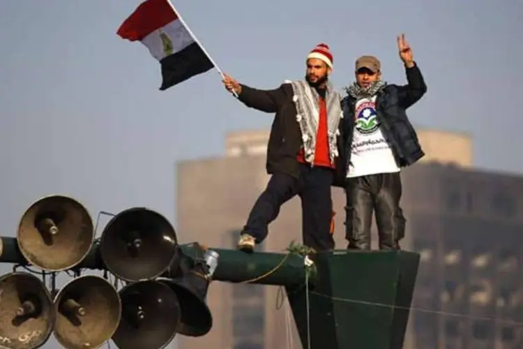 Egito comemora um ano da revolta contra Mubarak (Getty Images)