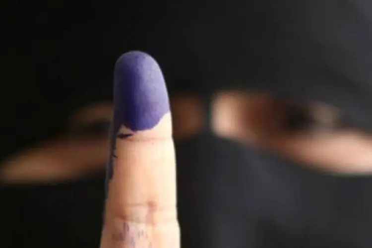 Egípcia pronta para votar
 (Mahmud Hams/AFP)