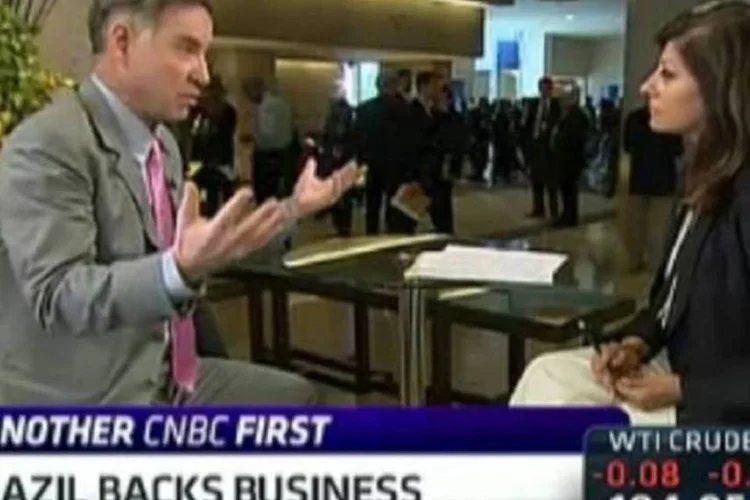 Eike Batista: "O capital estrangeiro, o capital estrangeiro produtivo deve ser sempre bem-vindo sob as condições certas" (Reprodução/CNBC)