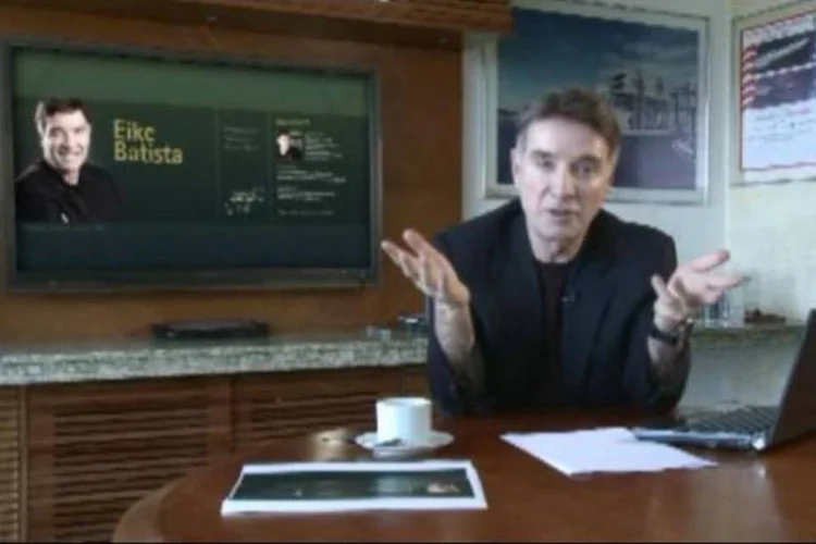 Eike Batista apresenta seu novo site (Reprodução/eikebatista.com.br)